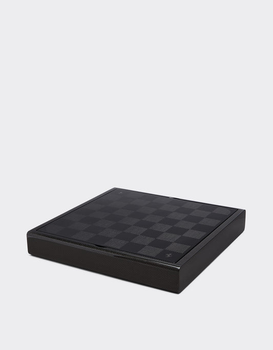 Chessboard In Wood And Carbon Fibre