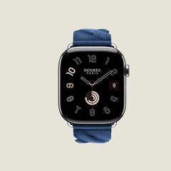 Series 10 Case & Band Apple Watch Hermès Single Tour 46 mm Torsade