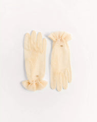 Vlogo Signature Gloves In Cotton And Tulle