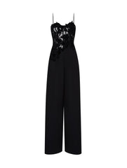 Peony Velvet Guipure Jumpsuit