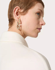 The Bold Edition Vlogo Metal And Swarovski® Crystal Earrings