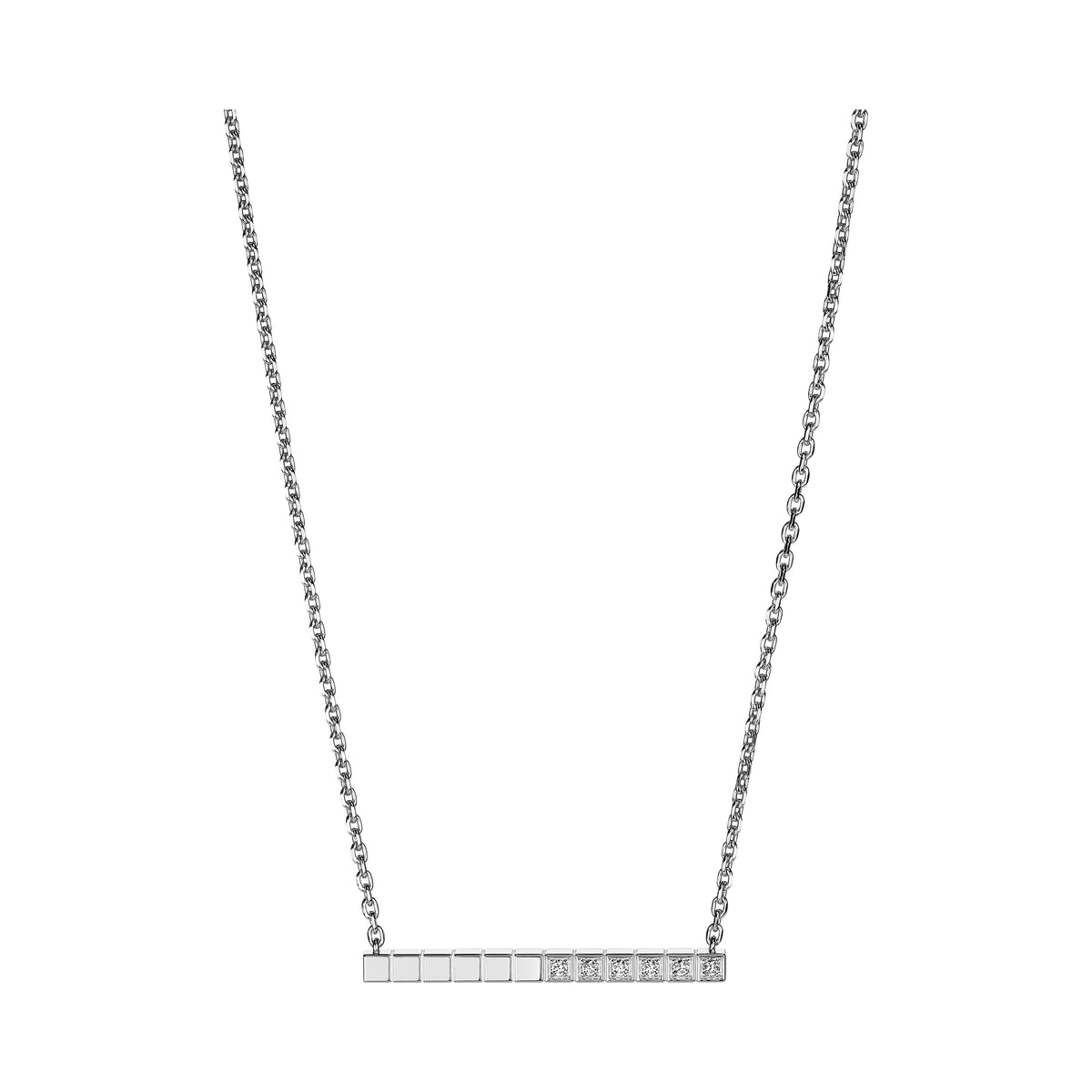 Ice Cube Ethical Half-Set Diamonds Necklace