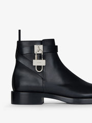 Lock Ankle Boots In Leather