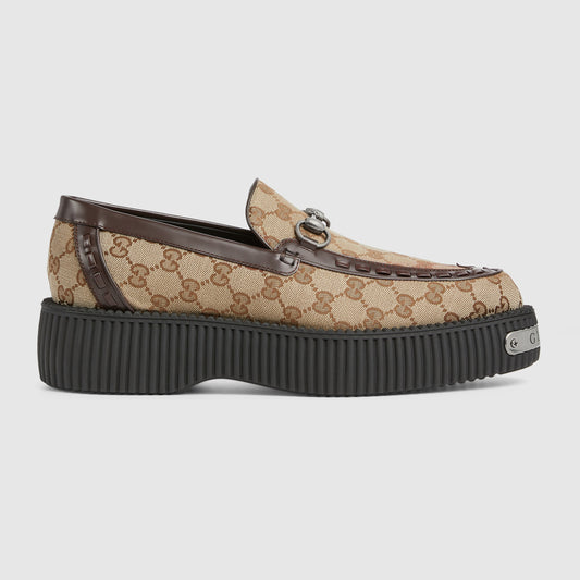 Men's Gucci Horsebit GG Creeper Loafer