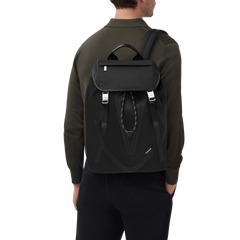 Signature Nylon Flap Backpack Large