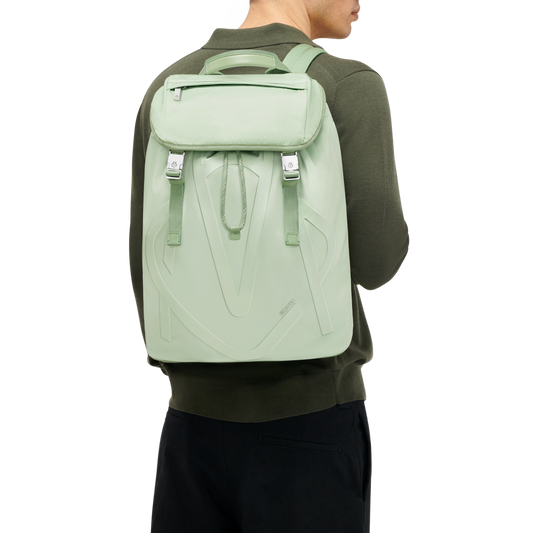 Signature Nylon Flap Backpack Large