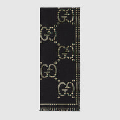 Check GG Wool Scarf