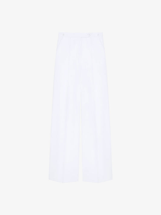 Pleated Pants In Cotton