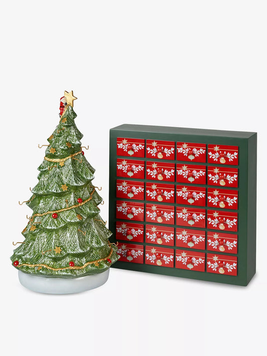 Villeroy & Boch Christmas Toys Porcelain 3d Tree Advent Calendar