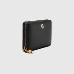 Double G Zip Wallet With Bamboo