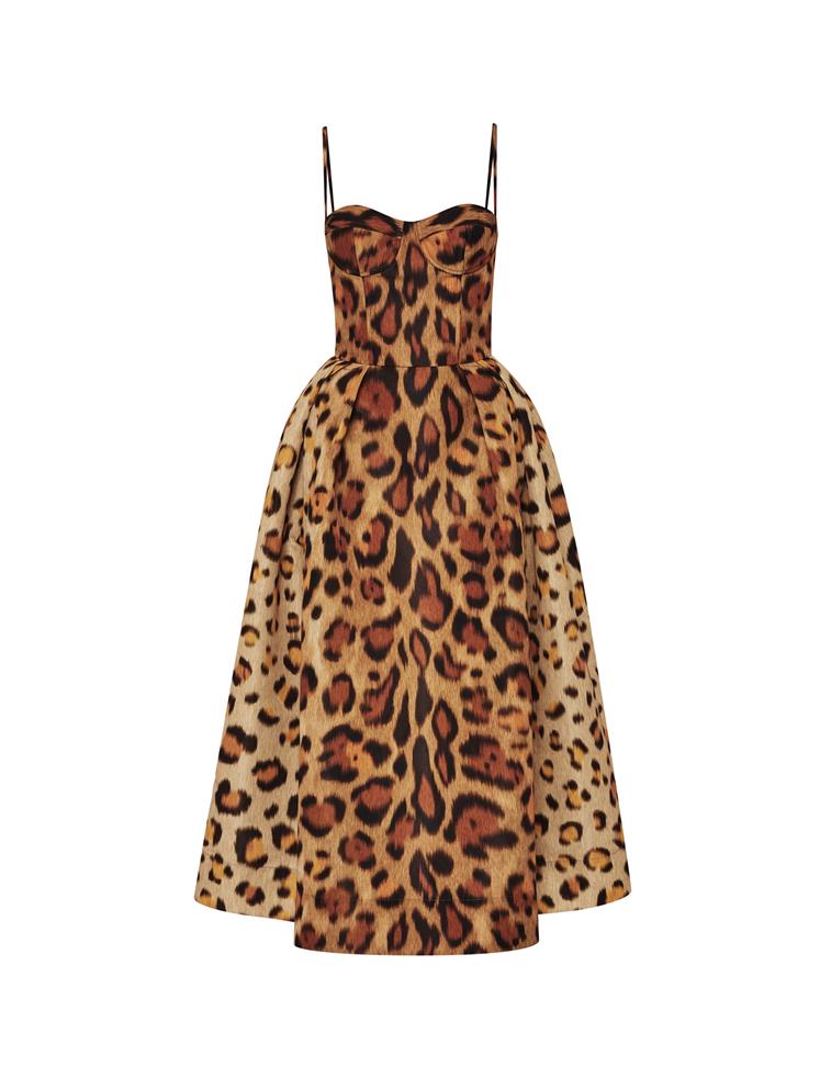 Jaguar Faille Cocktail Dress