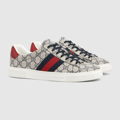 Men's Gucci Ace Sneaker With Web