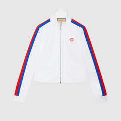 Technical Jersey Zip Jacket With Web