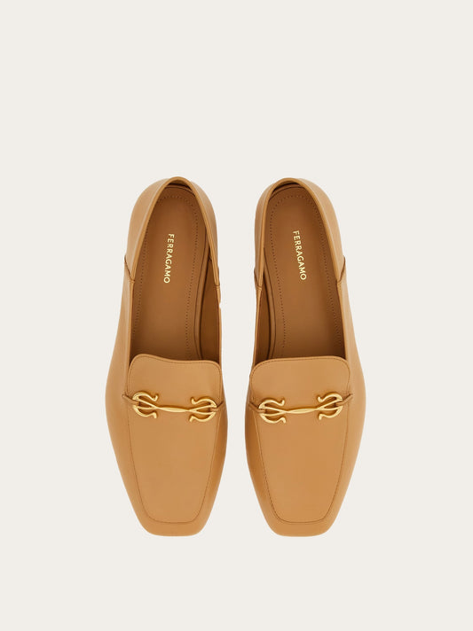 Loafer With Gancini Ornament