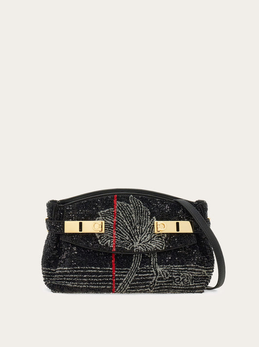 Hug Crossbody Bag With Sequins (S)