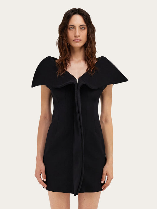 Stretch Gabardine Sleeveless Jacket