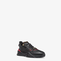 Fendi Eyes Flow Sneakers Lunar New Year Black Ayers Low Tops