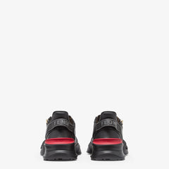 Fendi Eyes Flow Sneakers Lunar New Year Black Ayers Low Tops