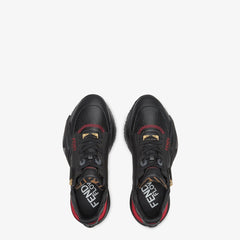 Fendi Eyes Flow Sneakers Lunar New Year Black Ayers Low Tops