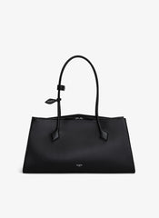 Le Teckel Tote Bag In Shiny Grained Calfskin