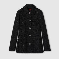 Sequined Lamé Tweed Jacket