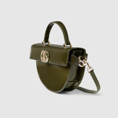 Small Half-Moon Top Handle Bag