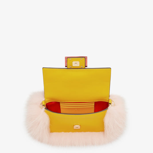 Baguette Mini Lunar New Year Yellow Leather Bag