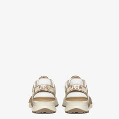 Fendi Flow Mesh And Suede Low Tops