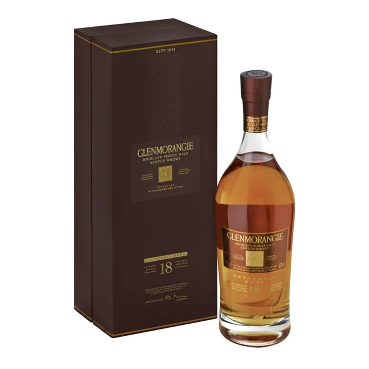 Glenmorangie 18 Year Old Bottle Gift Box