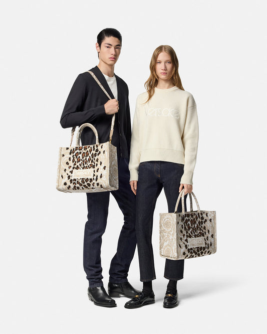 Wild Leopard Athena Medium Tote Bag