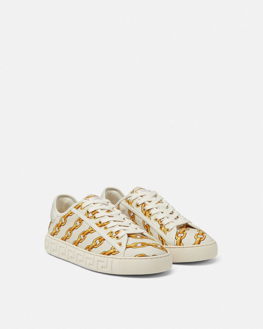 Chain Stripes Greca Trainers