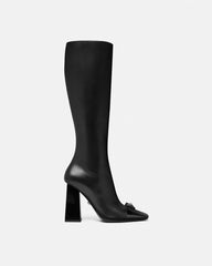 Gianni Ribbon Leather Boots 105 mm