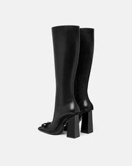 Gianni Ribbon Leather Boots 105 mm