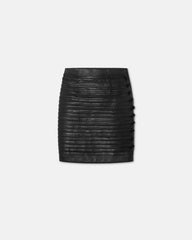 Plongé Leather Pencil Skirt