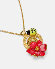 Strawberry Garden Pendant Necklace