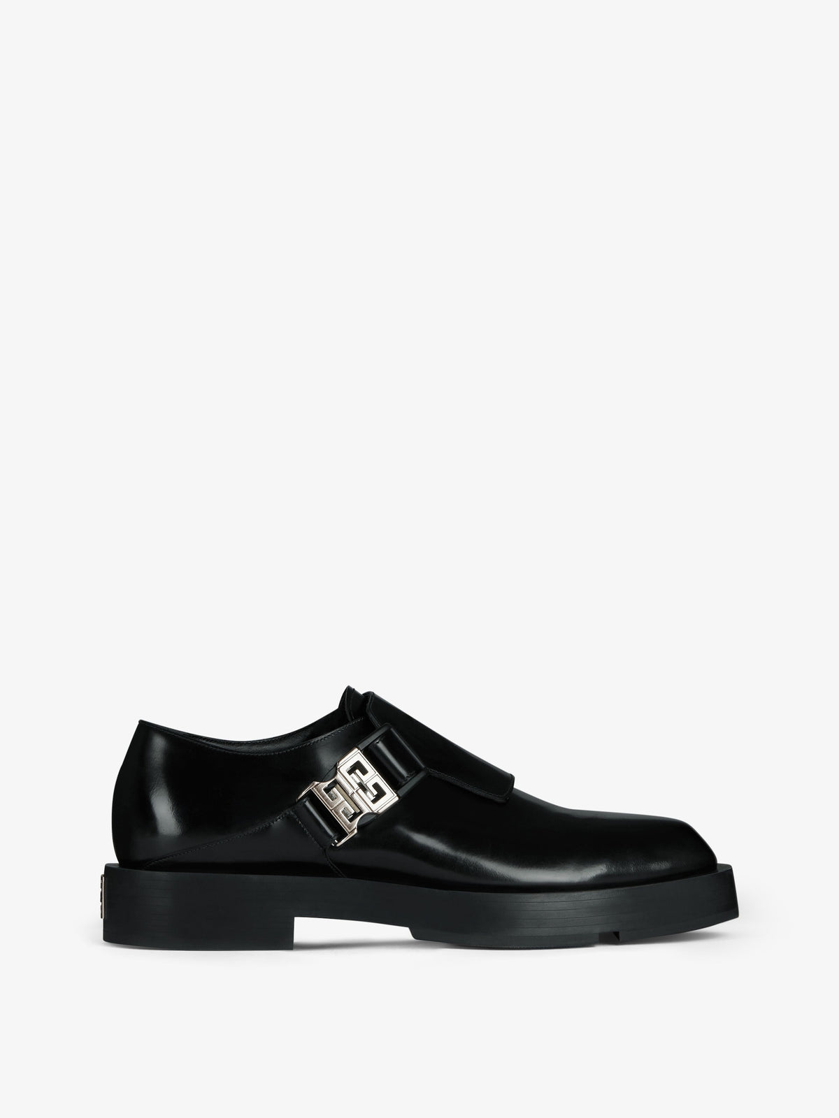 Squared Derbies In Leather With 4g Buckle