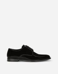 Glossy Patent Leather Derby Shoes