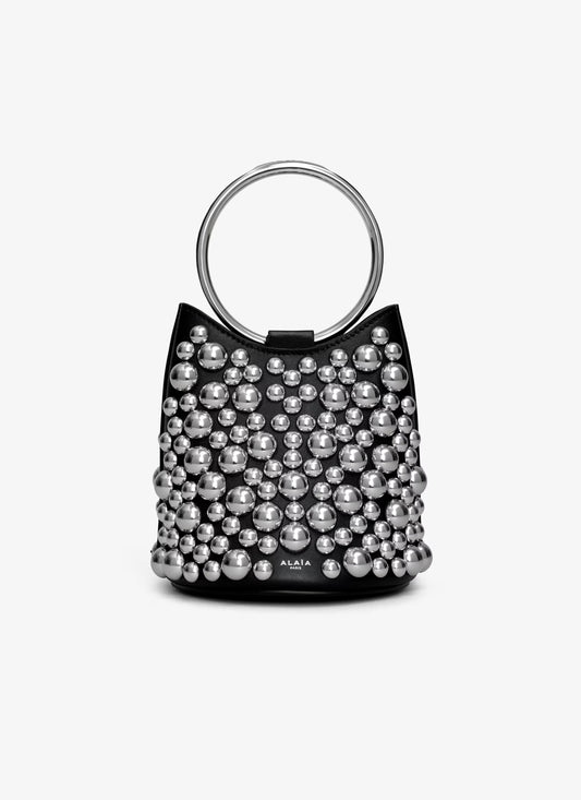 Ring Mini Bucket Bag With Spheres