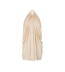 Light Lustrous Jersey Halterneck Cocktail Dress