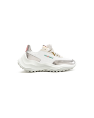 Mens Atlantis White & Chrome Sneaker