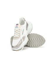 Mens Atlantis White & Chrome Sneaker