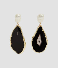 Stone Drop Earring