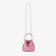 Bon Bon Pink Sequin Fabric Bag