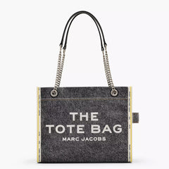 The Denim Chain Medium Tote Bag