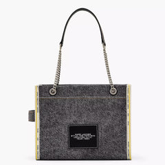 The Denim Chain Medium Tote Bag