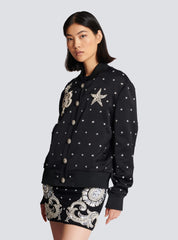 Stars embroidered bomber jacket