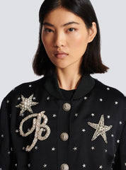 Stars embroidered bomber jacket