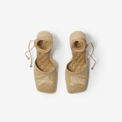 Mesh Plunge Espadrilles