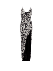 Long Dress With Redcurrant Print