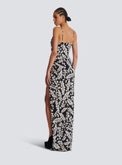 Long Dress With Redcurrant Print